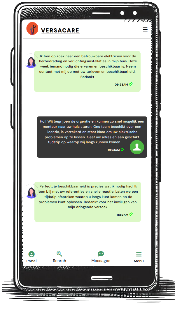 Messages in Phone